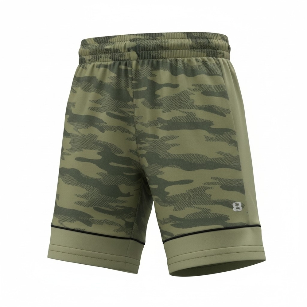 Layer 8 Camo Print Boys Athletic Shorts Size 6 EUC